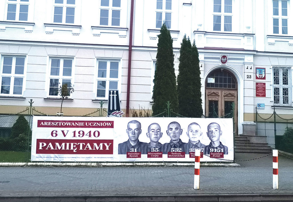 81. rocznica pierwszych aresztowań młodzieży szkolnej w Jarosławiu podczas okupacji