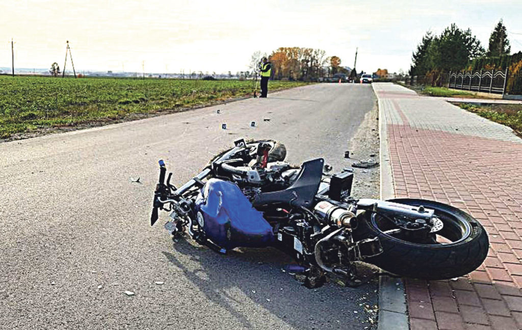 Ranny motocyklista