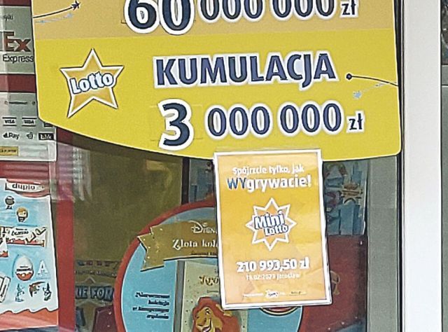 W Jarosławiu padła główna wygrana w Mini Lotto