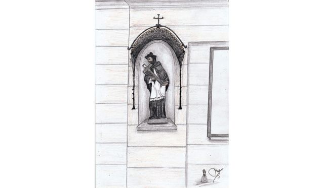 Figura św. Jana Nepomucena przy ul. Kościelnej w Przeworsku