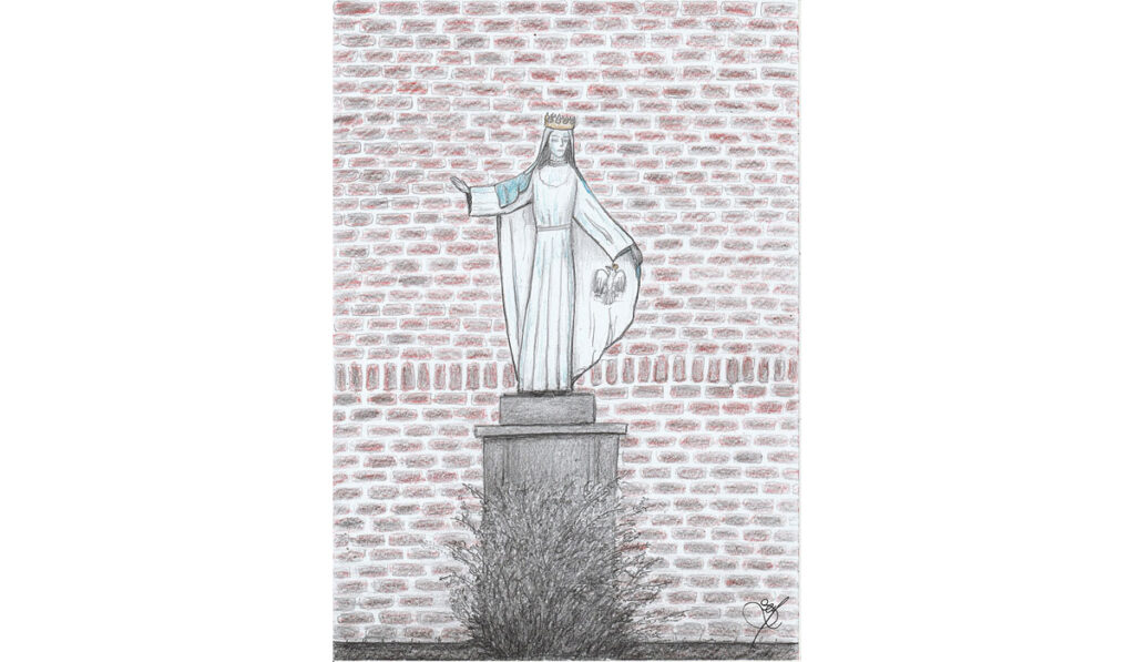 Figura Matki Bożej Królowej Polski w Białobokach