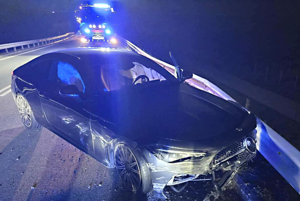 Wypadł z drogi