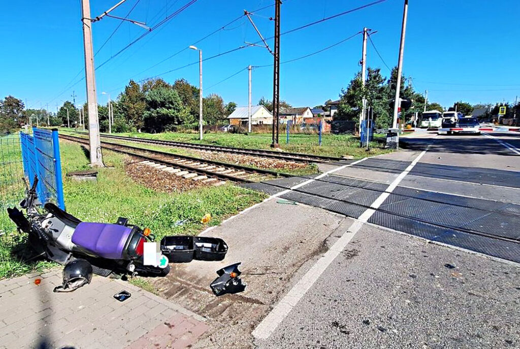 O krok od tragedii na przejeździe